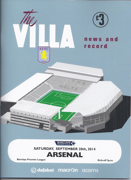 Aston Villa FC v Arsenal FC